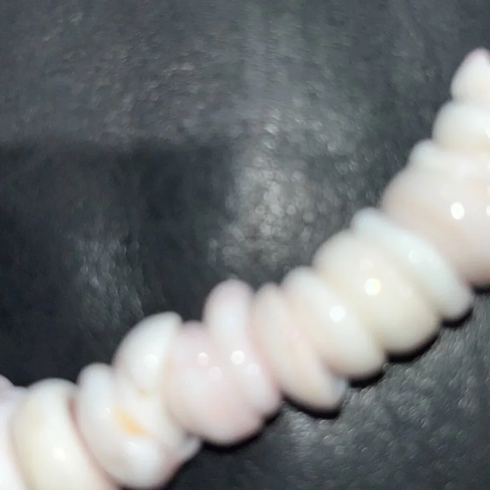 VINTAGE HAWAIIAN GENUINE PUKA SHELL NECKLACE EXTRA LARGE SHELLS 20